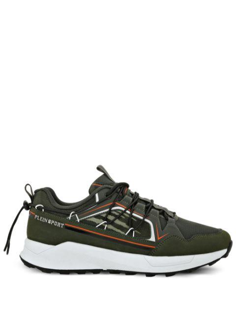panelled lace-up sneakers by PLEIN SPORT