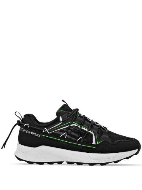 panelled lace-up sneakers by PLEIN SPORT