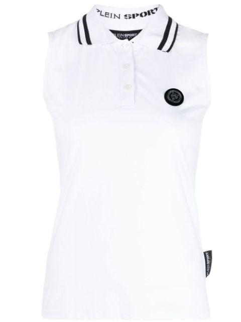 polo collar tank top by PLEIN SPORT