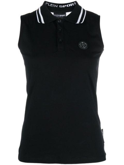 polo collar tank top by PLEIN SPORT