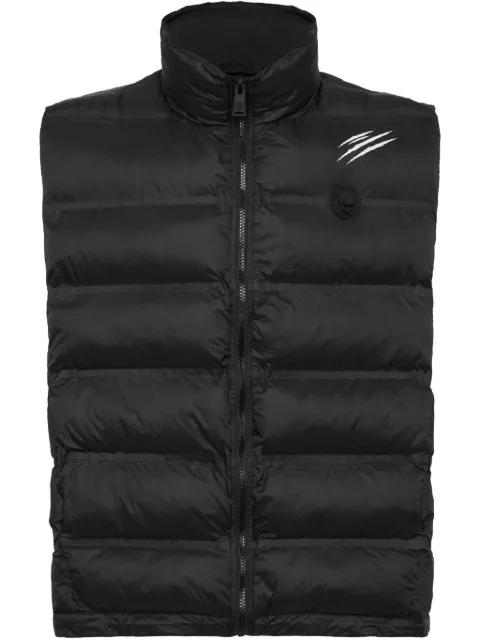 reversible padded gilet by PLEIN SPORT