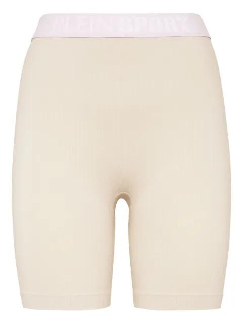 ribbed logo seamless biker shorts by PLEIN SPORT