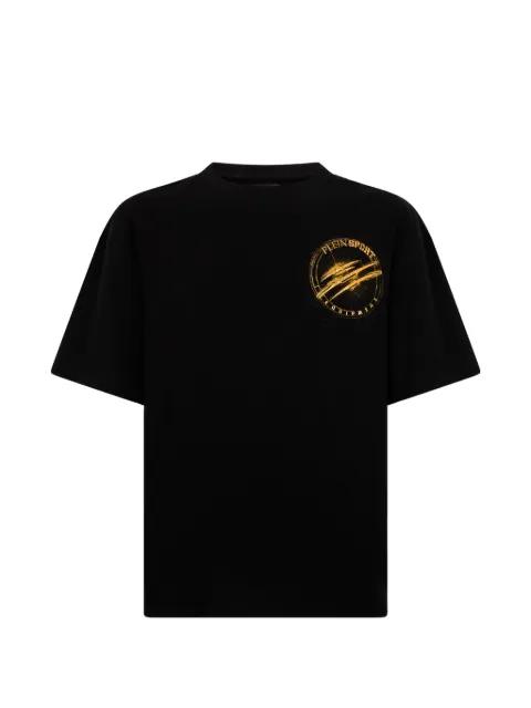 rubberised print round neck T-shirt by PLEIN SPORT