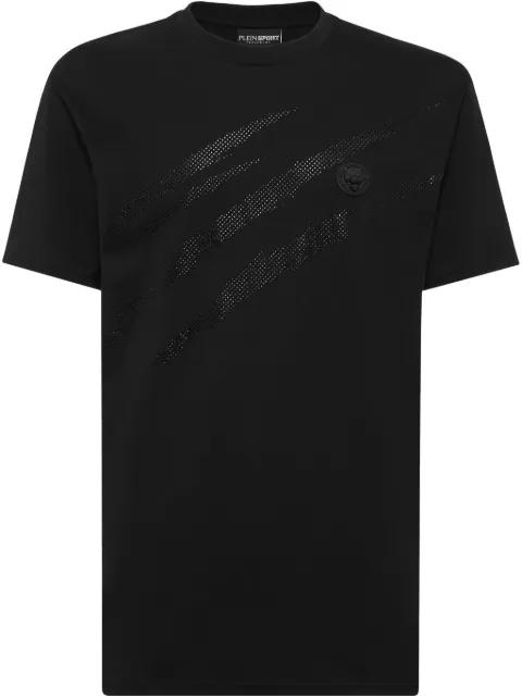 scratch-print t-shirt by PLEIN SPORT