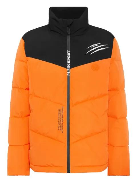 scratch puffer jacket by PLEIN SPORT