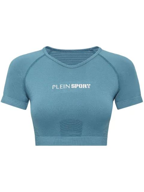 seamless cropped T-shirt by PLEIN SPORT