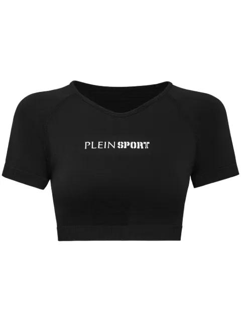 seamless cropped T-shirt by PLEIN SPORT