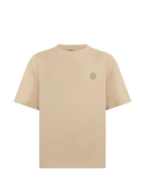 silicon-patch round-neck T-shirt by PLEIN SPORT
