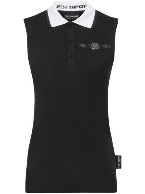 sleeveless polo top by PLEIN SPORT