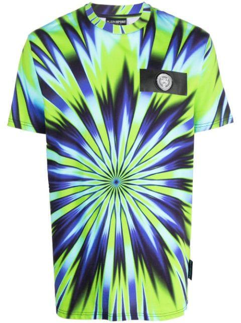 tie dye-print short-sleeved T-shirt by PLEIN SPORT