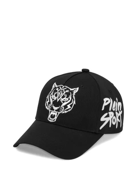 tiger embroidered baseball cap by PLEIN SPORT