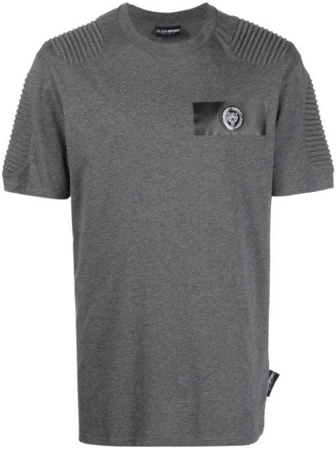 tiger-head motif T-shirt by PLEIN SPORT