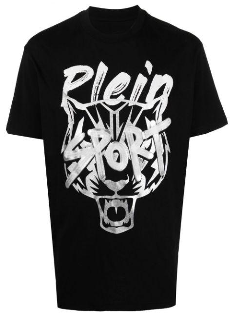 tiger-head short-sleeve T-shirt by PLEIN SPORT