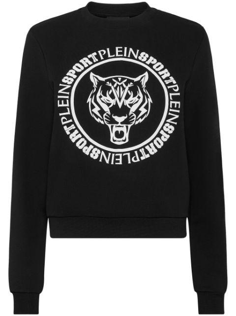 tiger-print sweatshirt by PLEIN SPORT
