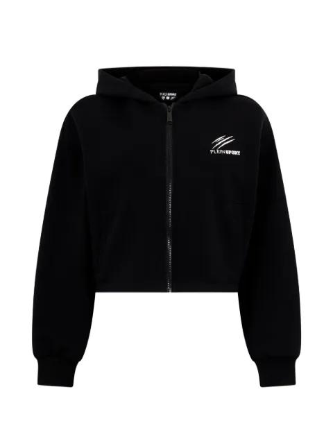 zip-fastening hoodied sweatshirt by PLEIN SPORT