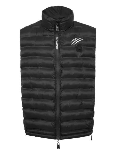 zip-up gilet by PLEIN SPORT