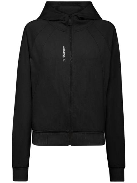 zip-up hoodied jacket by PLEIN SPORT