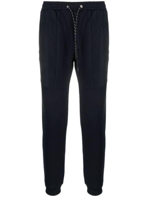 Gaubert tapered-leg cotton track pants by PMD