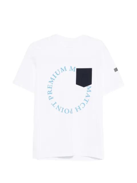Globe chest-pocket T-shirt by PMDS