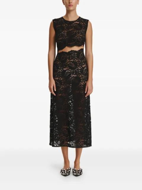 lace midi dress by PNK