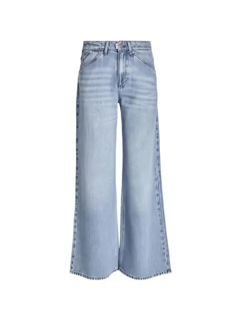 wide-leg panelled jeans by PNTS
