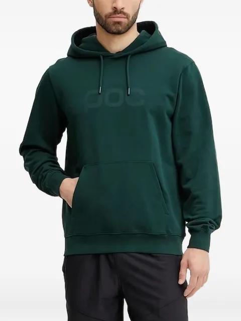 logo-embroidered hoodied sweater by POC