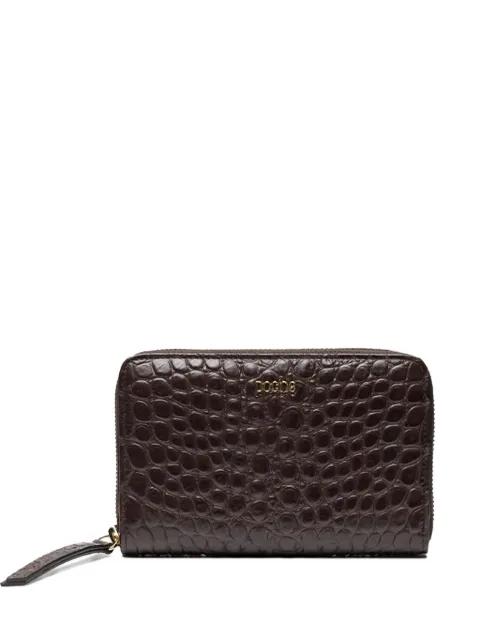 embossed zip wallet by POCHE PARIS
