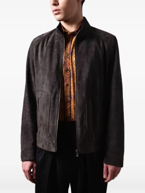 suede jacket by POCHE PARIS