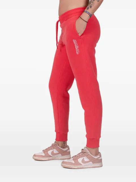 logo-print drawstring track pants by PODHIO