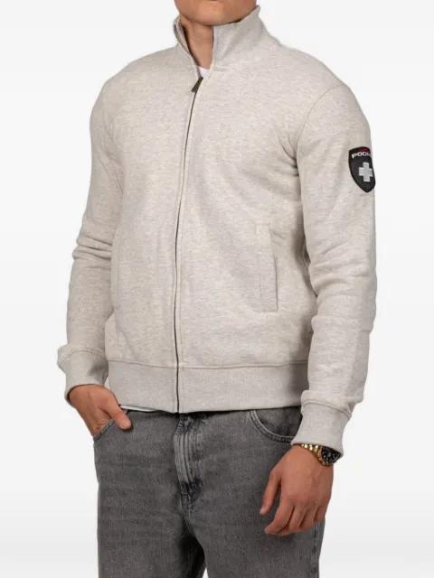 zip appliqué sweatshirt by PODHIO