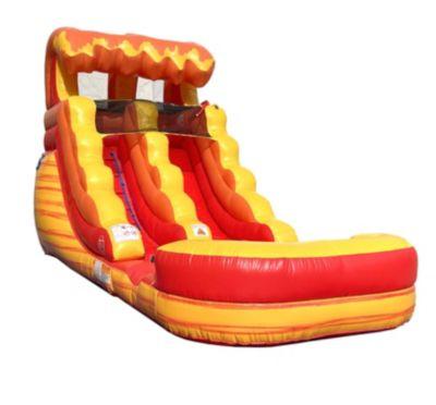Inflatable Water Slide (Without Blower) - 21' x 9' x 12' Backyard Inflatable Slide for Summer Fun - Slide with Water Pool for Kids by POGO BOUNCE HOUSE