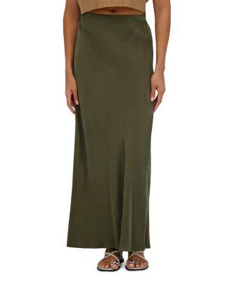 Brushed Straight Skirt by POINT