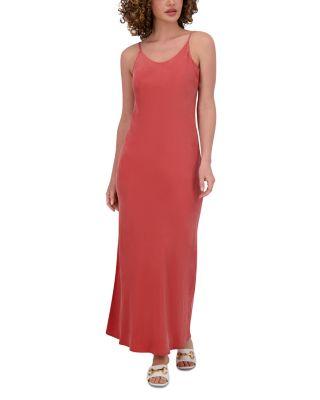 Brushed Straight Slip Dress by POINT