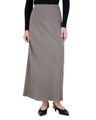 Brushed Straight Slip Skirt by POINT
