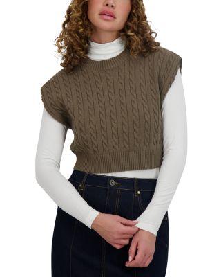 Cable Knit Vest by POINT