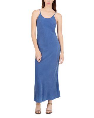 Faux Suede Slip Dress by POINT