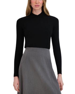 Knit Mandarin Top by POINT