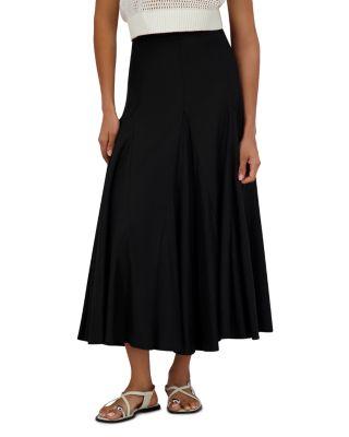 Linen Gore Skirt by POINT