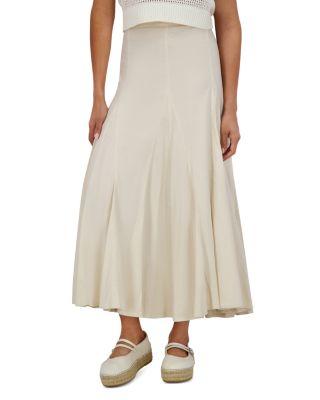 Linen Gore Skirt by POINT