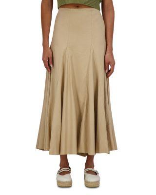 Linen Gore Skirt by POINT