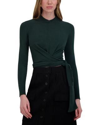 Mandarin Wrap Top by POINT