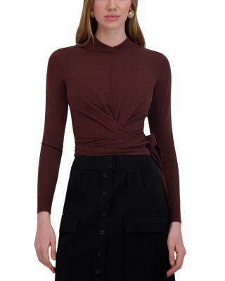Mandarin Wrap Top by POINT