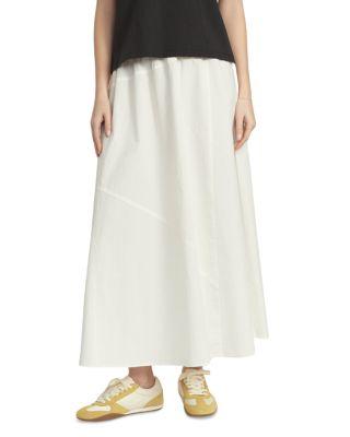 Poplin A Line Skirt by POINT