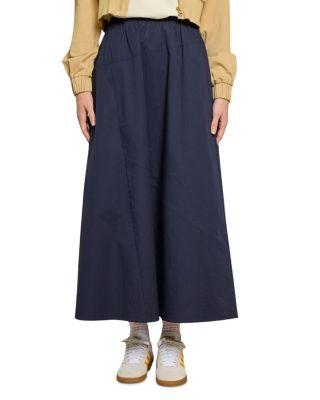 Poplin A Line Skirt by POINT