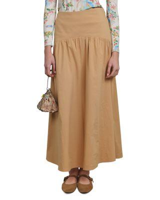 Poplin Maxi Skirt by POINT