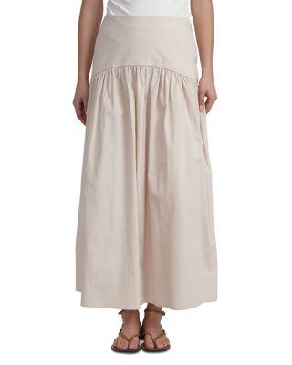 Poplin Maxi Skirt by POINT