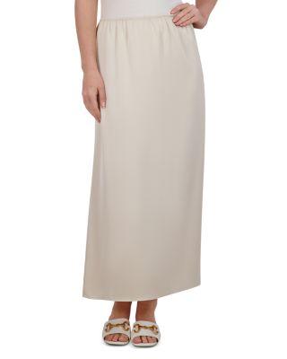 Satin A Line Skirt by POINT