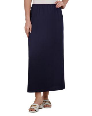Satin A Line Skirt by POINT