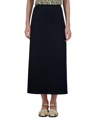 Satin A Line Skirt by POINT
