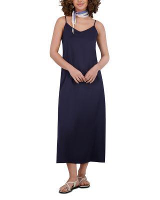 Satin A Line Slip Dress by POINT